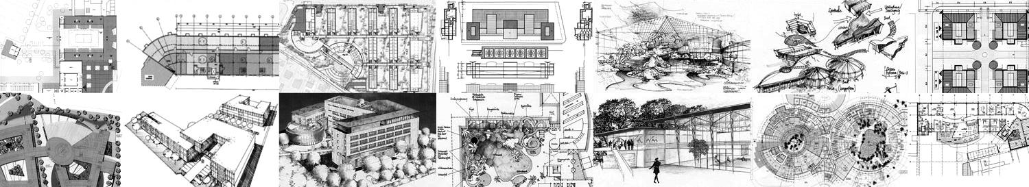 Diverse Architekturzeichnungen